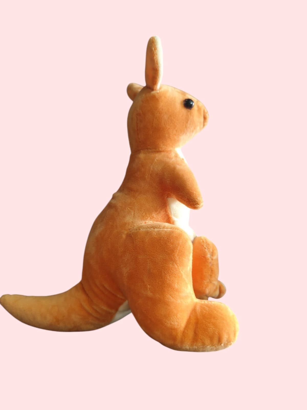 Plush Kangaroo Stuffed Animal, Soft Brown Toy with Pouch, 30 cm, Brown and Grey color (pack of 1)