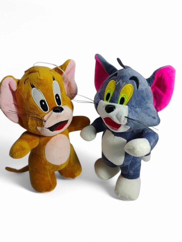 Tom and Jerry Plush Toys, Classic Cartoon Characters, Soft Stuffed Animals, 2-Piece Set Soft Toys for Girls/Boyfriends/Wifes/Girlfriends/and Kids giffted for Special Days